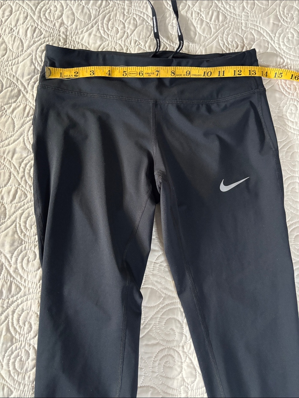 Nike Dri-FIT Crop Black Leggings - Picture 5 of 11